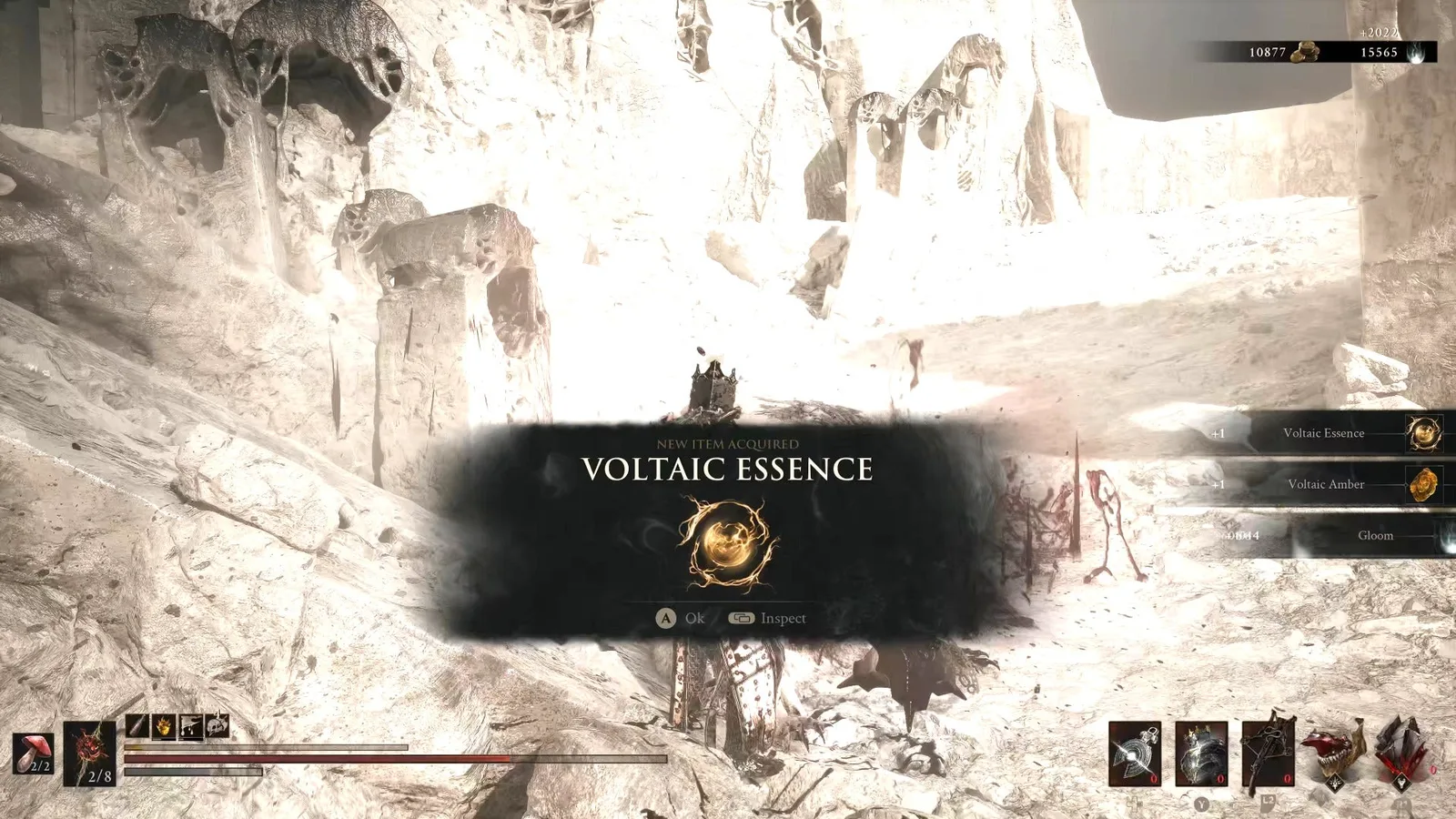 A Mortal Shell 2 screenshot showing the perfect path the player should take through Castigator's Keep according to Rock Paper Shotgun's full walkthrough of the game.