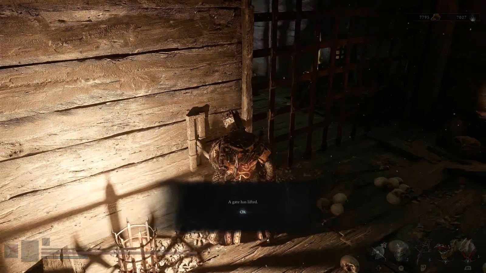 A Mortal Shell 2 screenshot showing the perfect path the player should take through Castigator's Keep according to Rock Paper Shotgun's full walkthrough of the game.