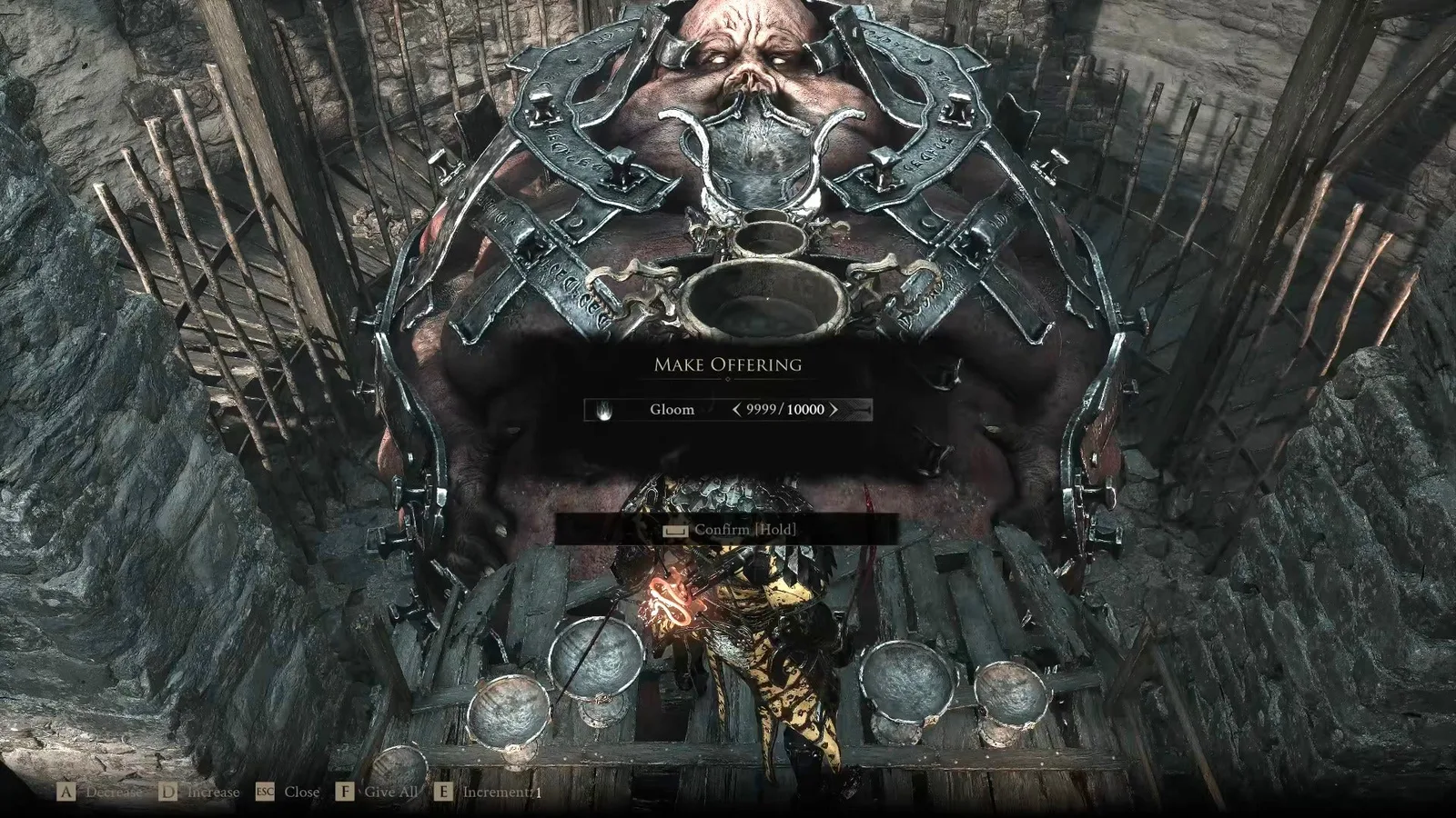 A Mortal Shell 2 screenshot showing the perfect path the player should take through Castigator's Keep according to Rock Paper Shotgun's full walkthrough of the game.