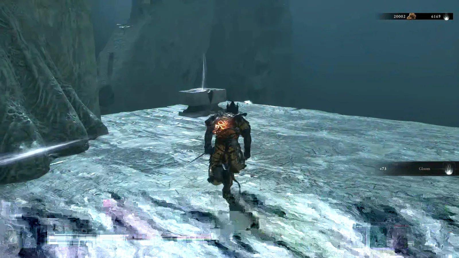 A Mortal Shell 2 screenshot showing the perfect path the player should take through The Faded Citadel according to Rock Paper Shotgun's full walkthrough of the game.