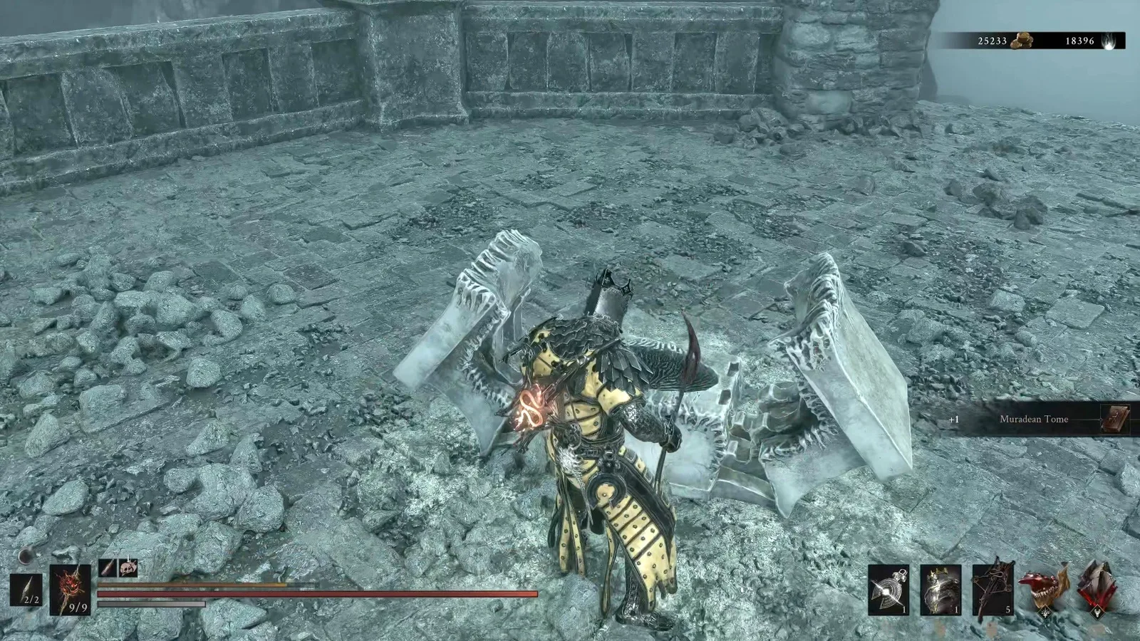 A Mortal Shell 2 screenshot showing the perfect path the player should take through The Forgotten Tower according to Rock Paper Shotgun's full walkthrough of the game.
