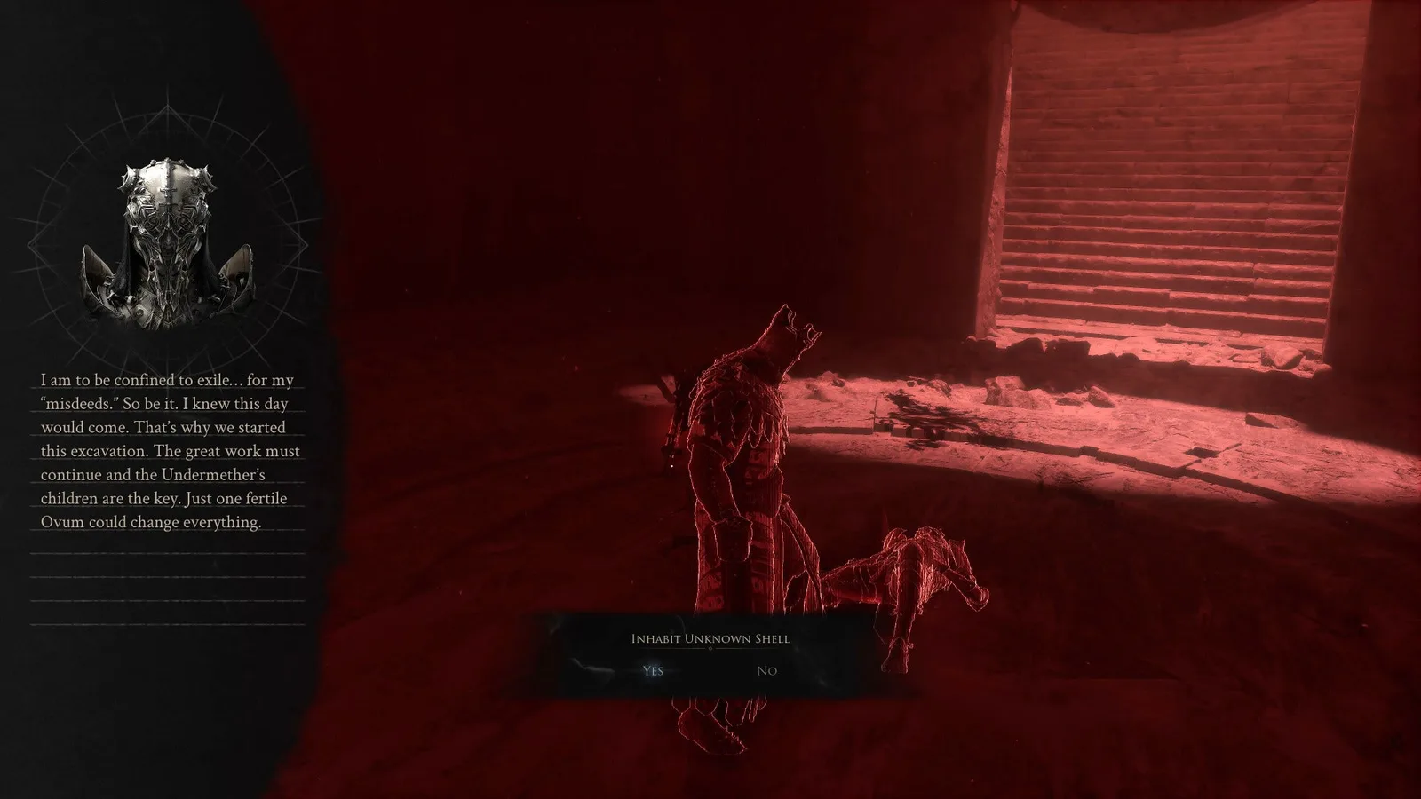 A Mortal Shell 2 screenshot showing the perfect path the player should take through The Silent Steps according to Rock Paper Shotgun's full walkthrough of the game.