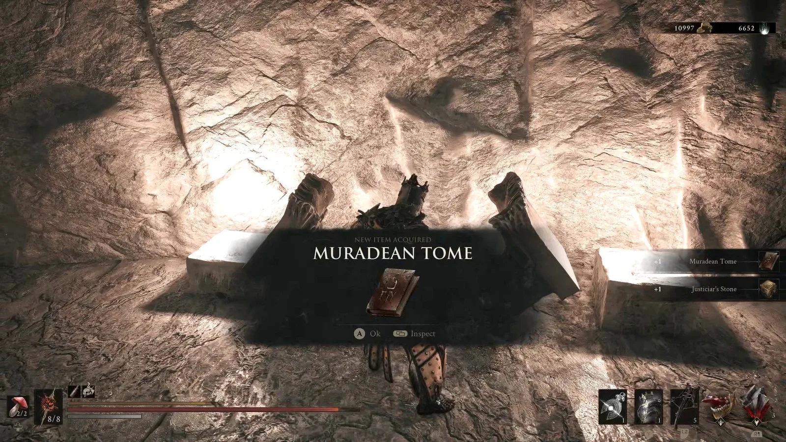 A Mortal Shell 2 screenshot showing the perfect path the player should take through The Silent Steps according to Rock Paper Shotgun's full walkthrough of the game.