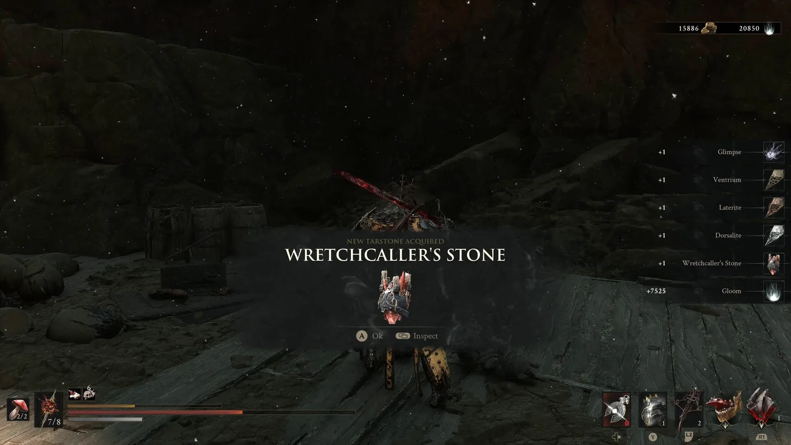 A Mortal Shell 2 screenshot showing the perfect path the player should take through the Withered Shoals according to Rock Paper Shotgun's full walkthrough of the game.
