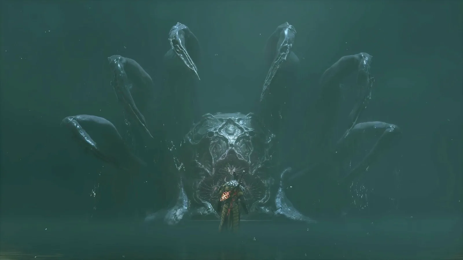 A Mortal Shell 2 screenshot showing the perfect path the player should take through the Withered Shoals according to Rock Paper Shotgun's full walkthrough of the game.
