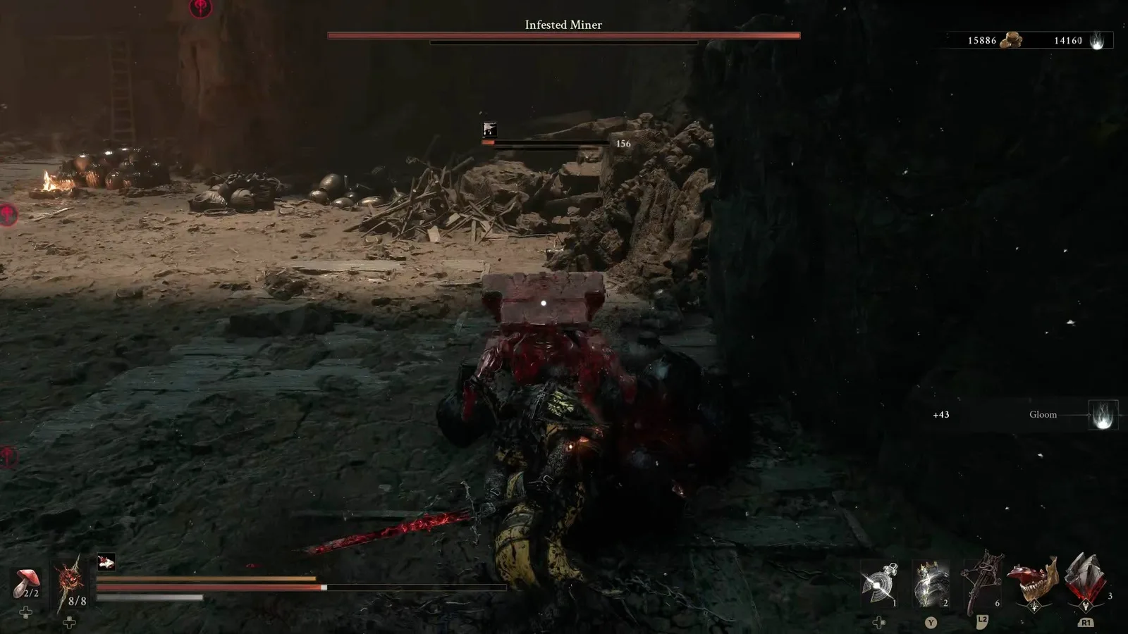 A Mortal Shell 2 screenshot showing the perfect path the player should take through the Withered Shoals according to Rock Paper Shotgun's full walkthrough of the game.