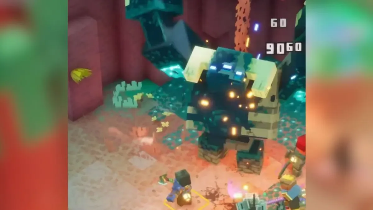 Sculk Monstrosity Boss in The Sift