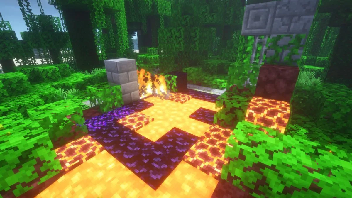 Get Magma blocks from Ruined Portals