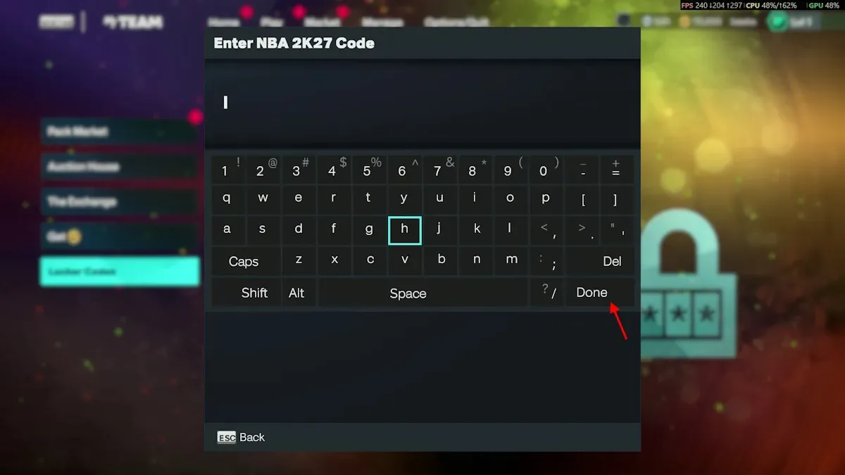 NBA 2K27 Locker Code redeem