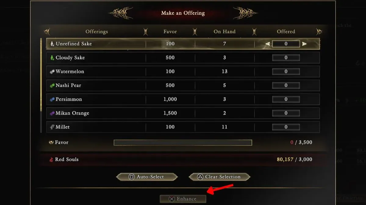 How to upgrade charms in Onimusha