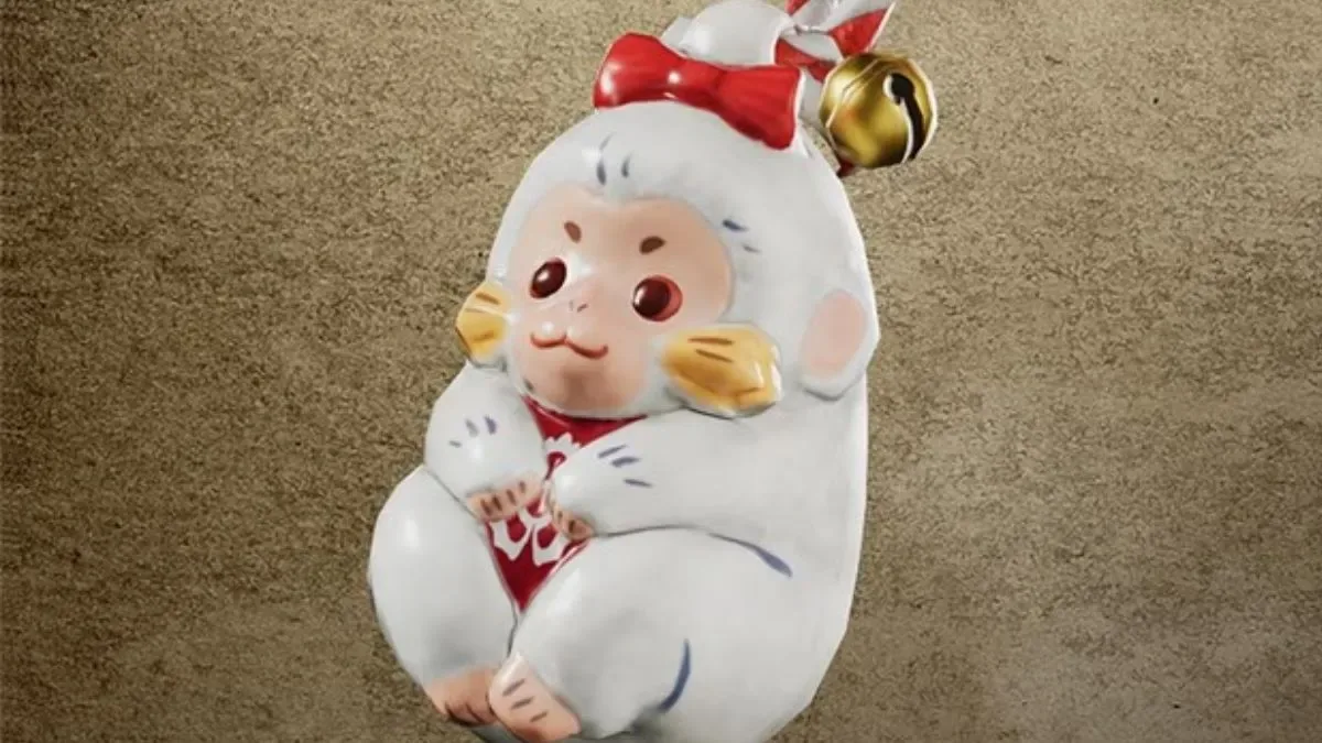 Lovable Charm White Monkey Onimusha