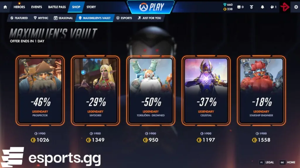 Overwatch Max Vault rotation