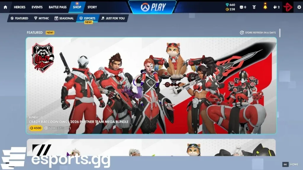 Overwatch World Cup skins 2026 