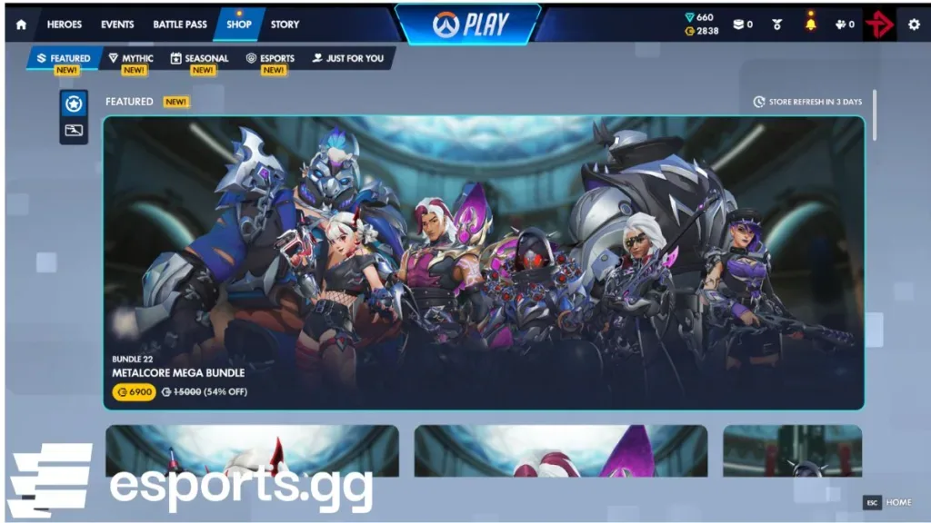 Overwatch shop rotation
