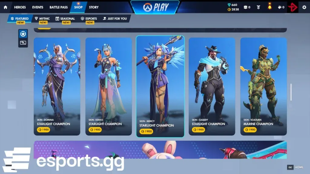 Overwatch World Cup skins