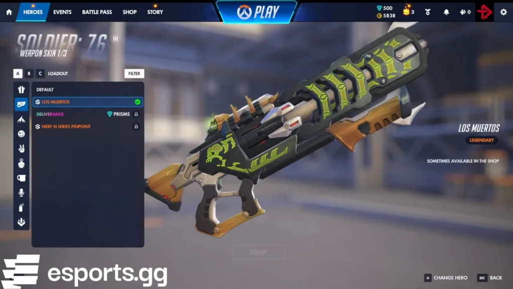 Overwatch Los Muertos weapon skins