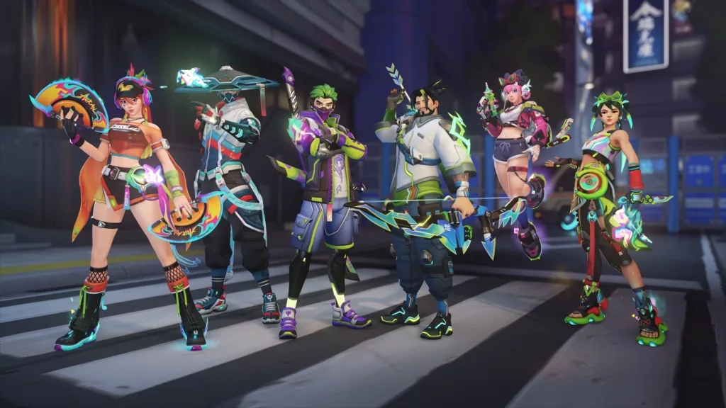 Overwatch x YOASOBI skins