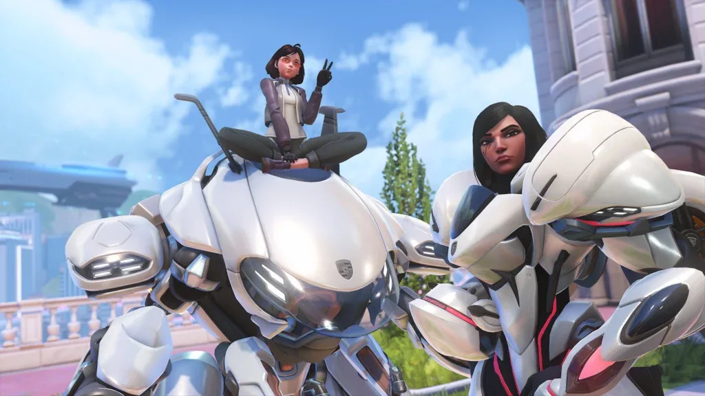 Overwatch x Porsche (Image via Blizzard Entertainment)