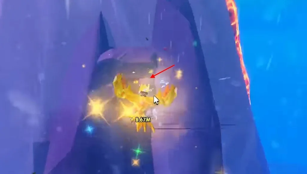 Hole to Volcanic egg Ride A Pet