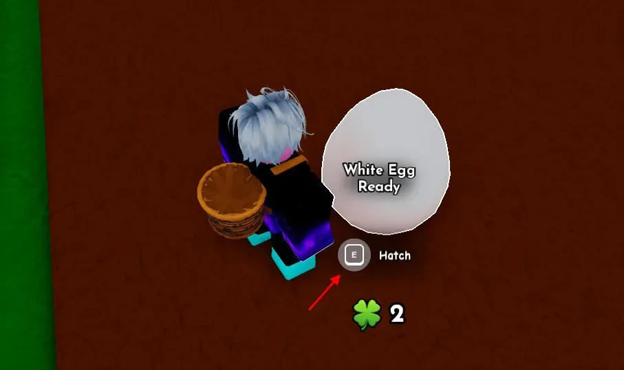 Hatch egg option in Ride A Pet