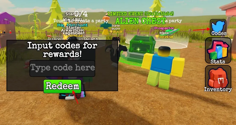 Search for the Needle Codes redeem