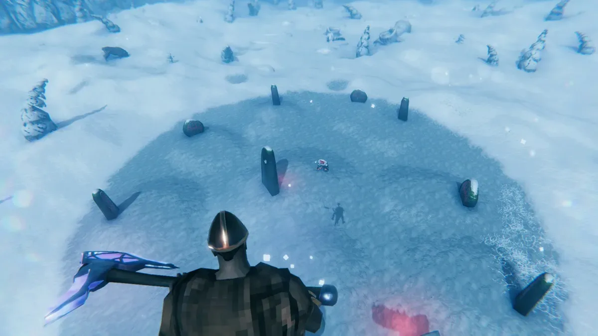 Top view of Ancient Altar in Valheim