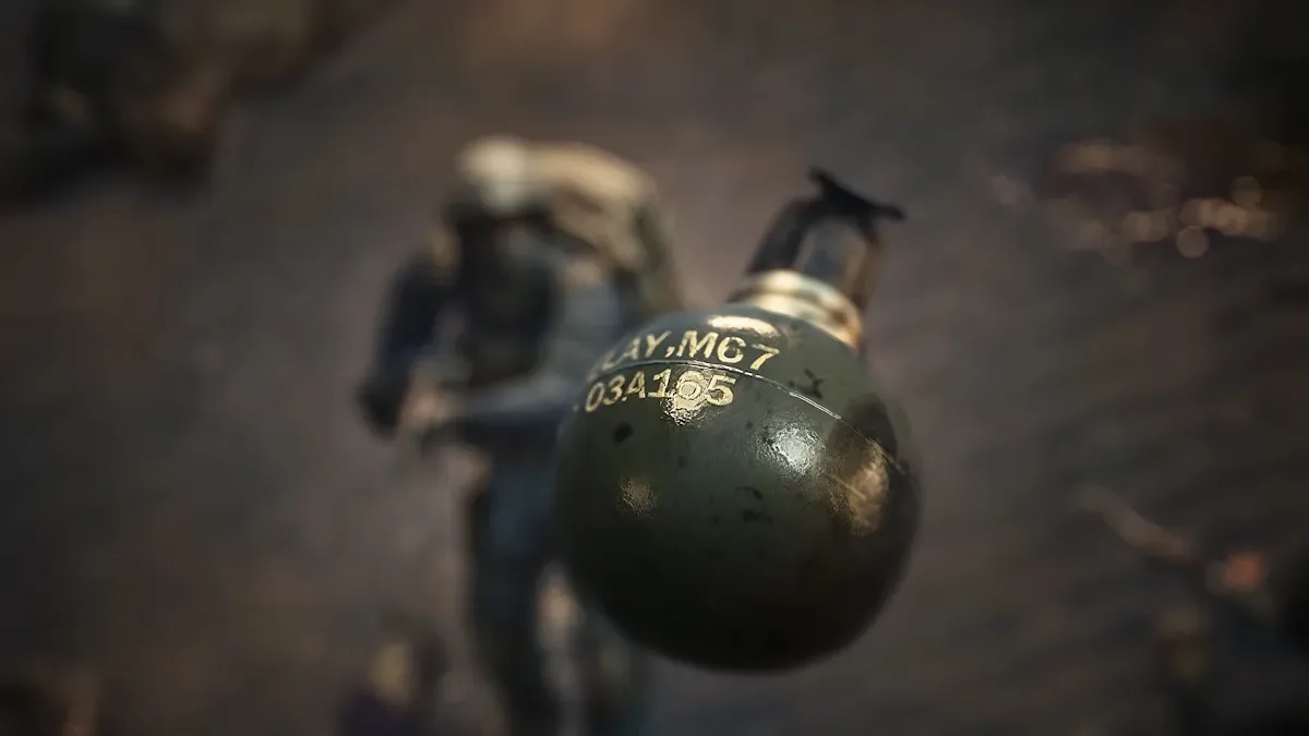 WARDOGS grenade going toward player
