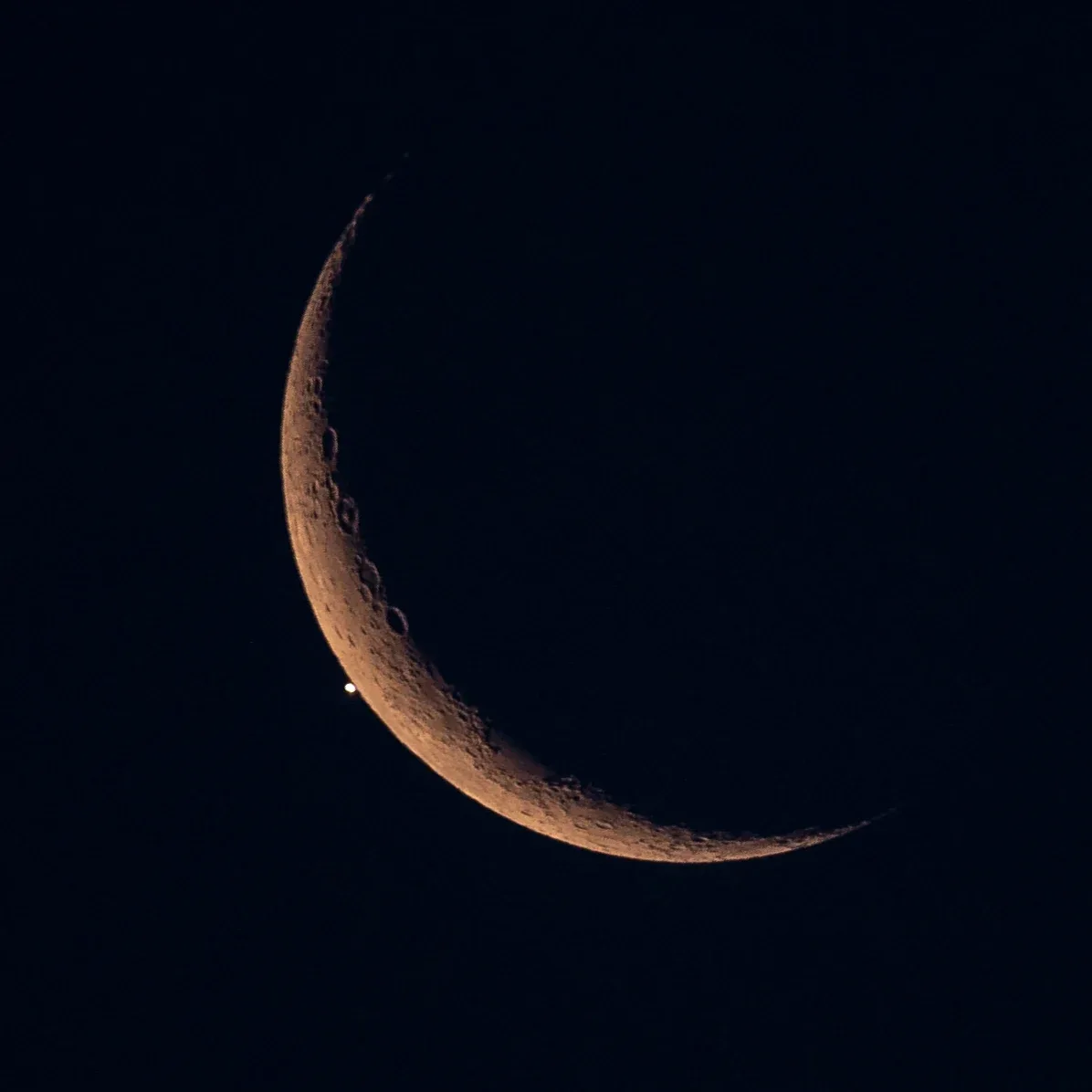 After disappearing behind the Moon, Venus will reappear from the other side