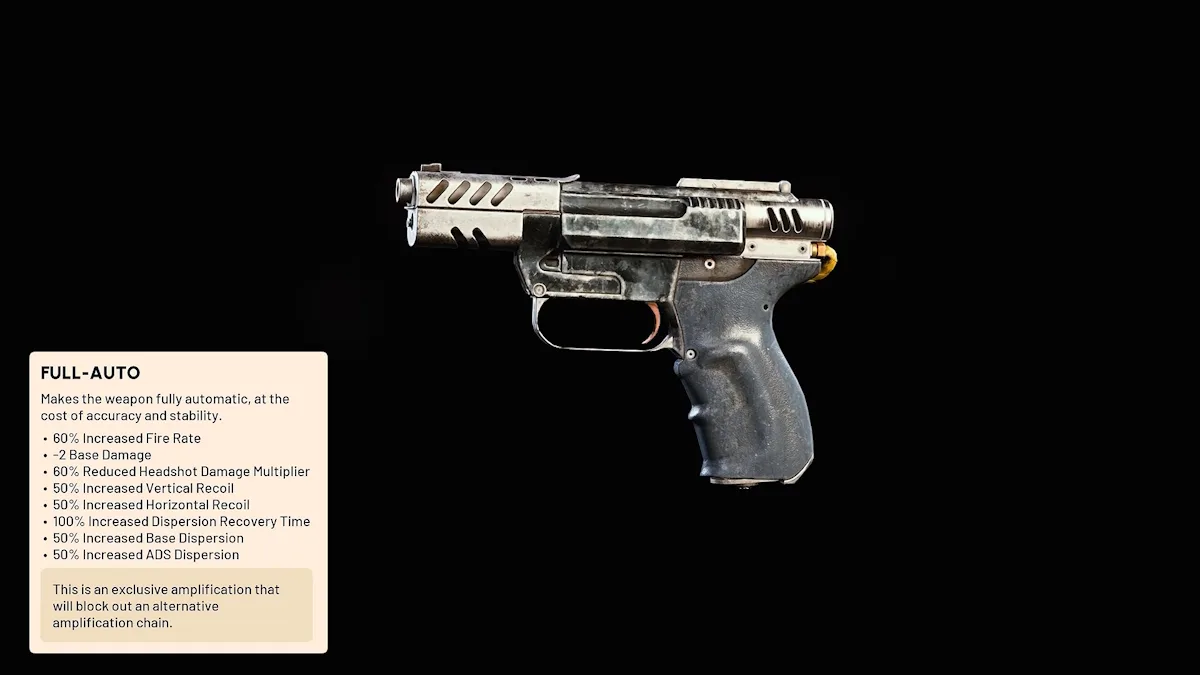 Full Auto weapon amplification in Arc Raiders
