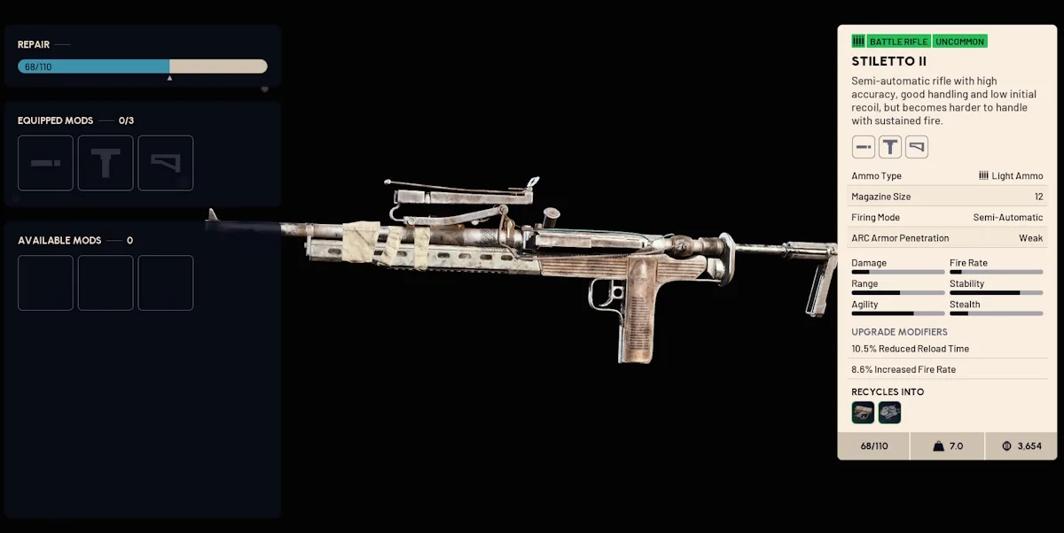 Stiletto in Arc Raiders