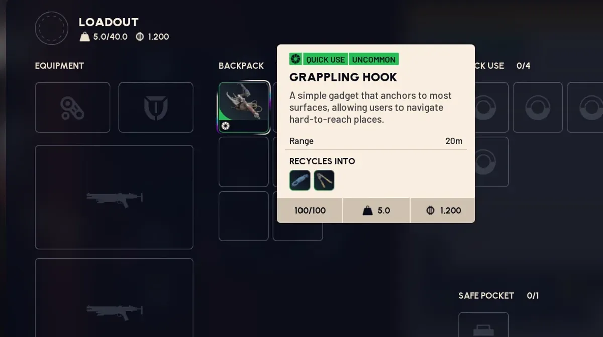 Arc Raiders Grappling Hook