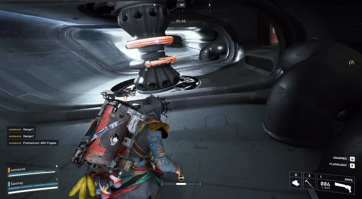 Arc Frigate power core location 1