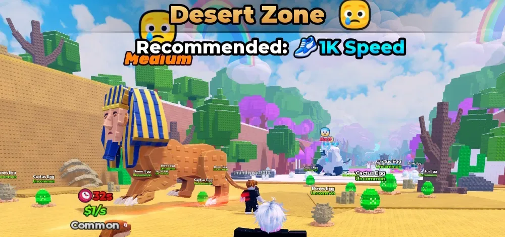Break and Steal an Egg Desert
