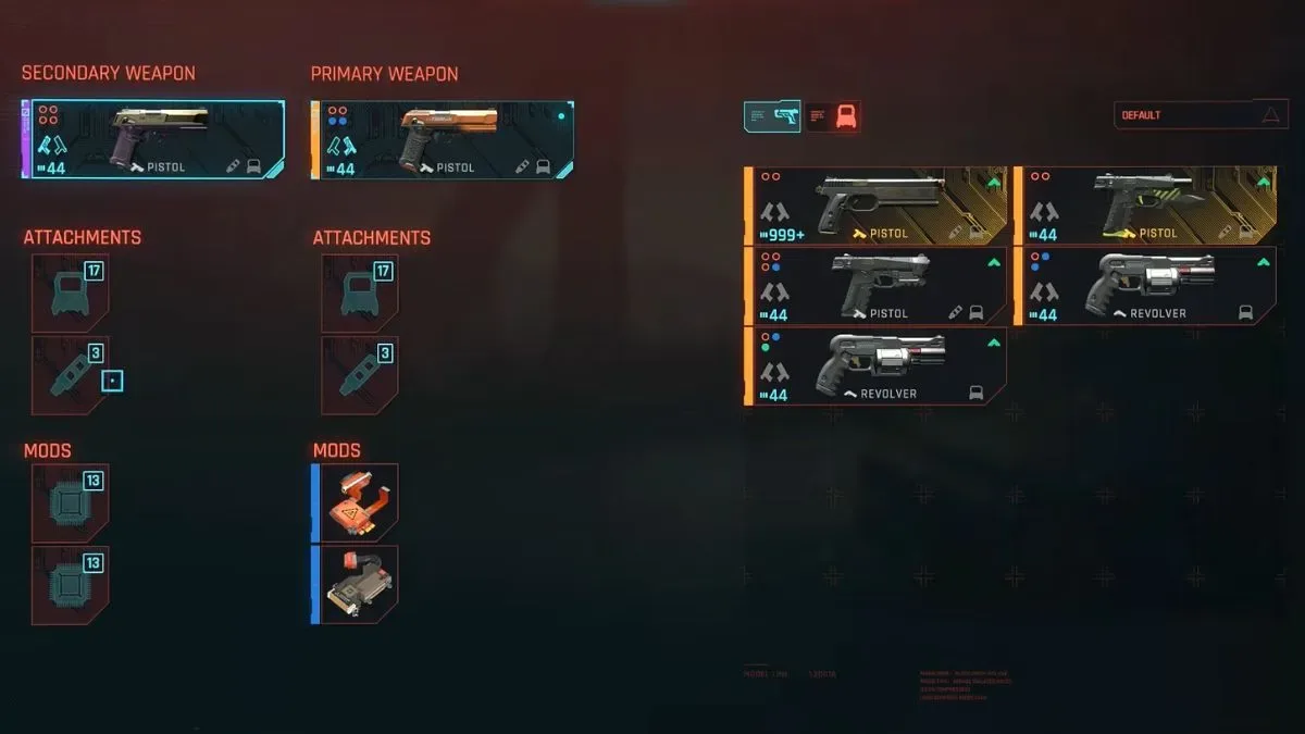 Equip Two Pistols at Once in Cyberpunk 2077