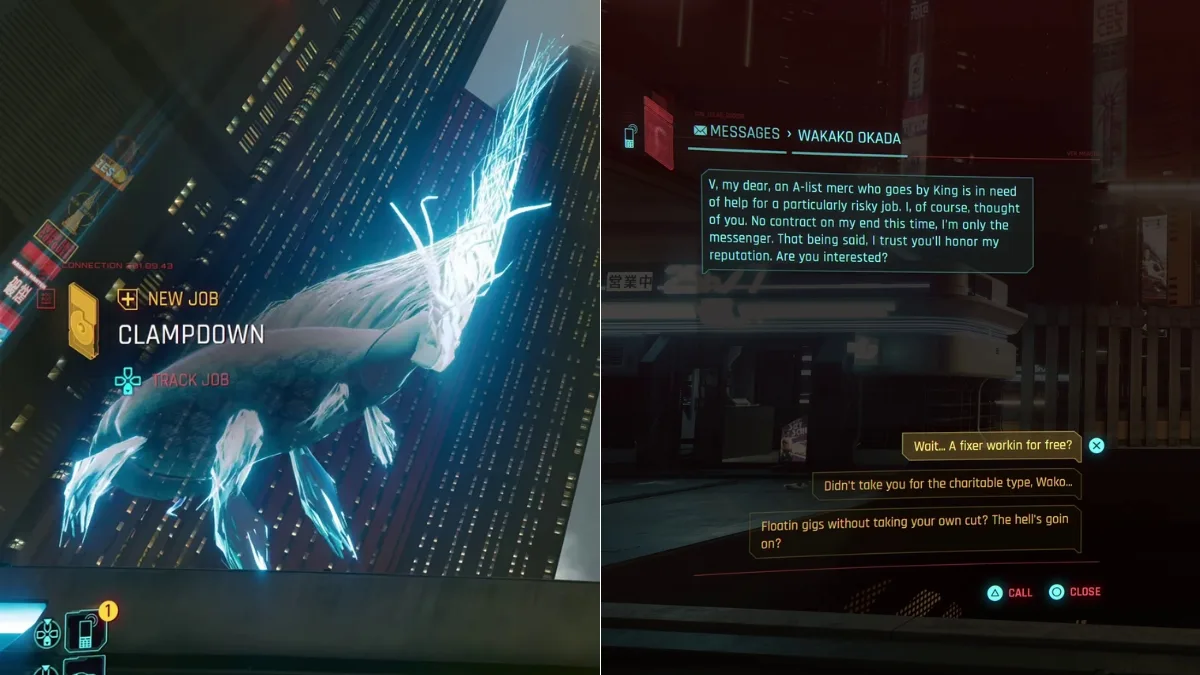 Starting Cyberpunk 22077 Edgerunners 2 Quest Clampdown