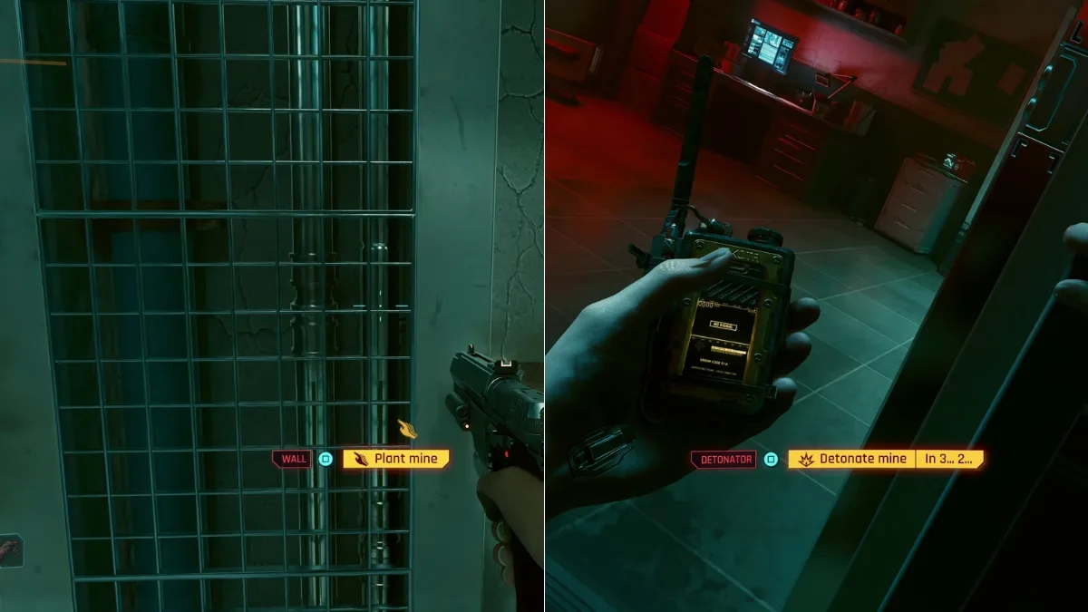Blasting Morgue wall in Cyberpunk 2077
