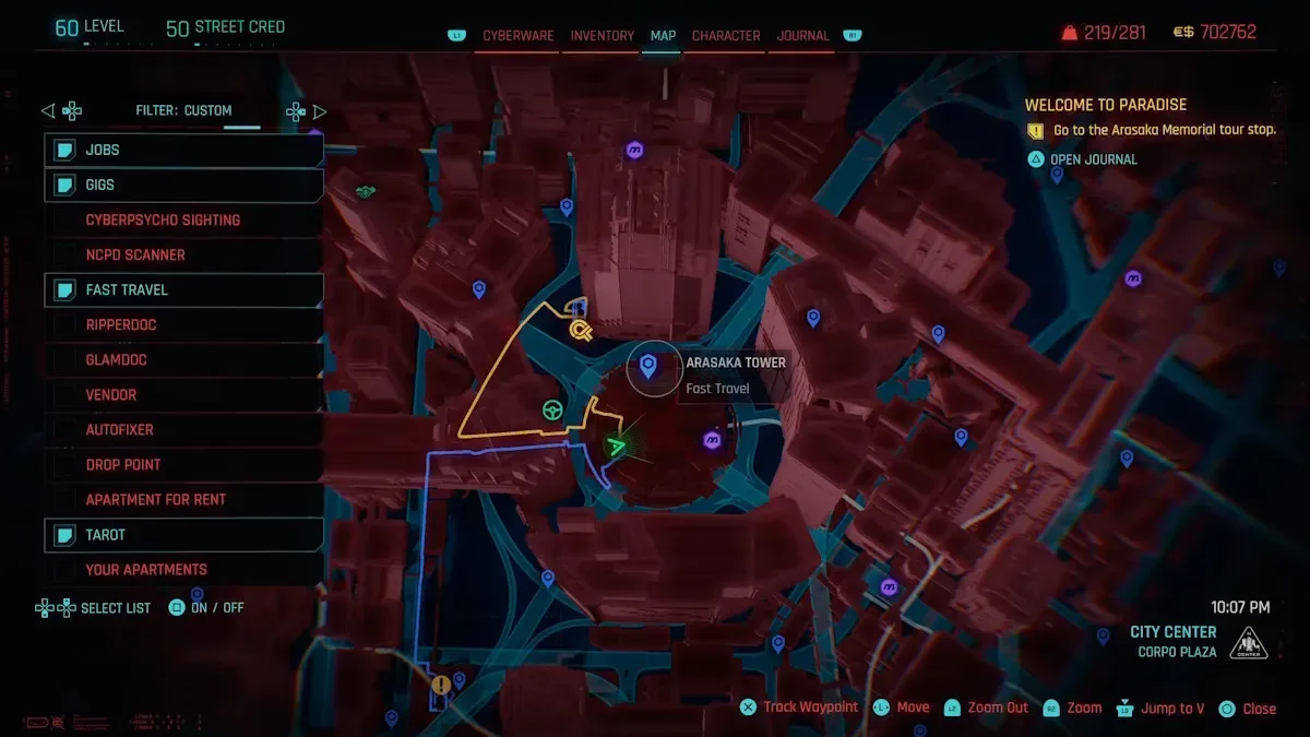 Cyberpunk 2077_ Welcome to Paradise Walkthrough Arasaka Memorial route