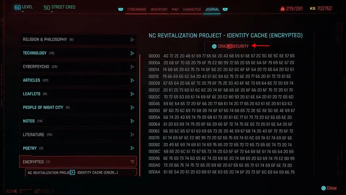 Cyberpunk 2077_ Welcome to Paradise Walkthrough decrypt shard