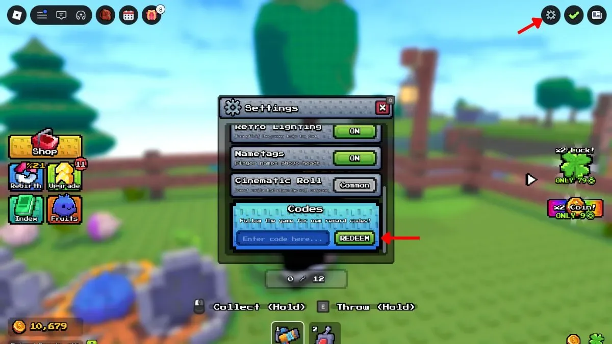 Redeem Drop a Fruit codes