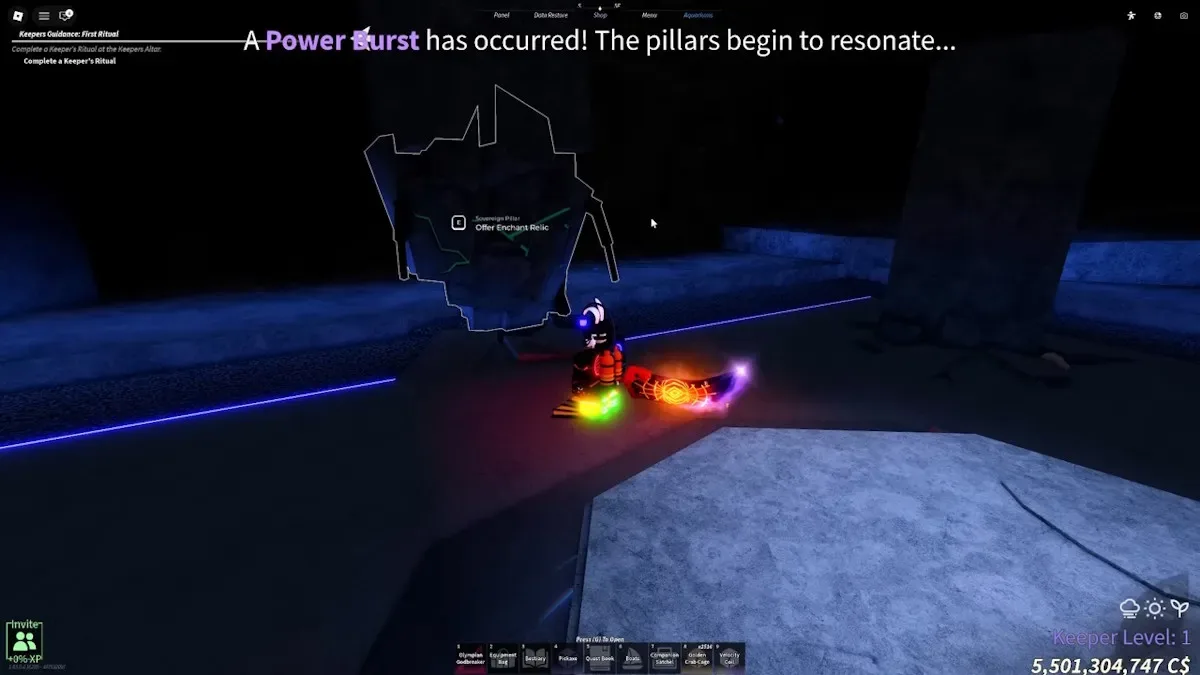 Power Burst in Fisch