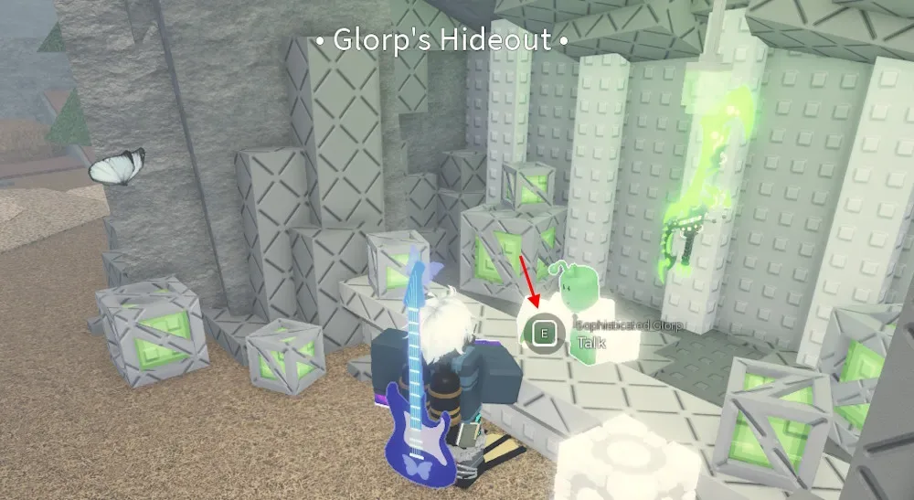 Sophisticated Glorp shop interact