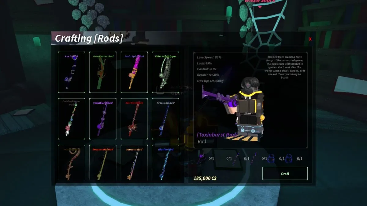 How to Obtain Toxinburst Rod in Fisch