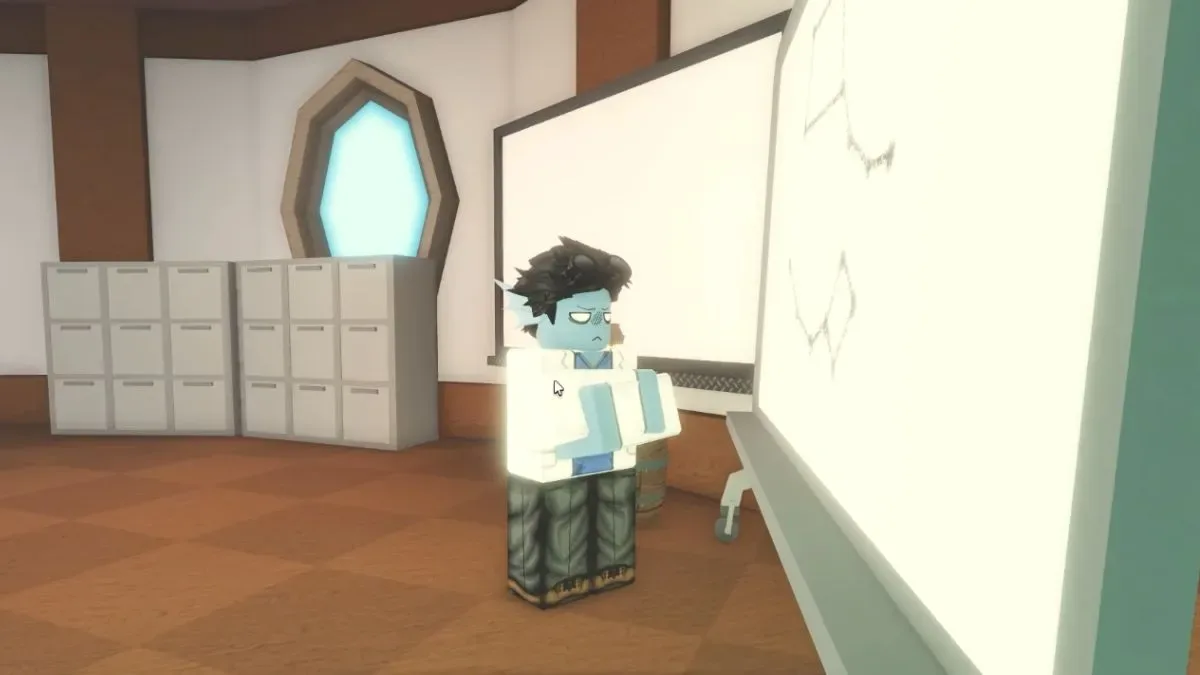 Dr. Monty in Lab