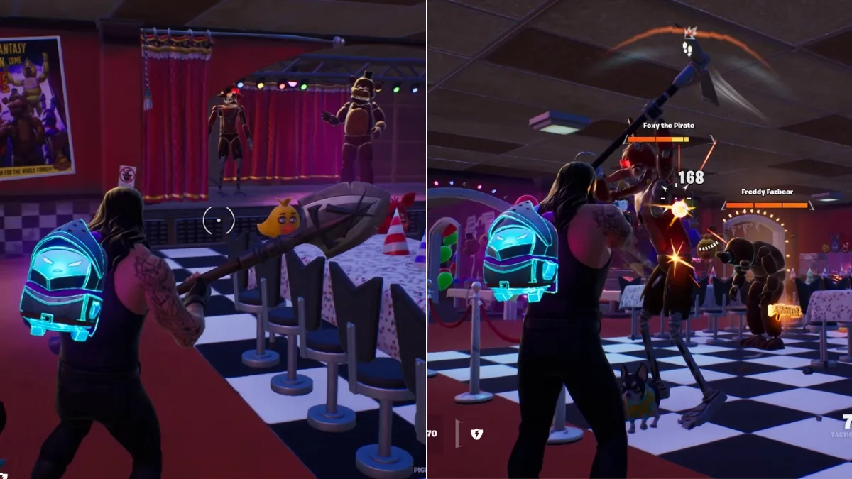 Fighting FNAF Animatronics in Fortnite
