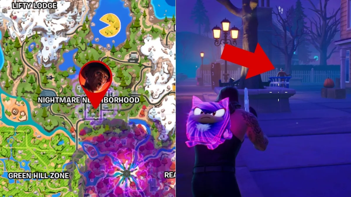 Freddy Krueger Boss Location in Fortnite