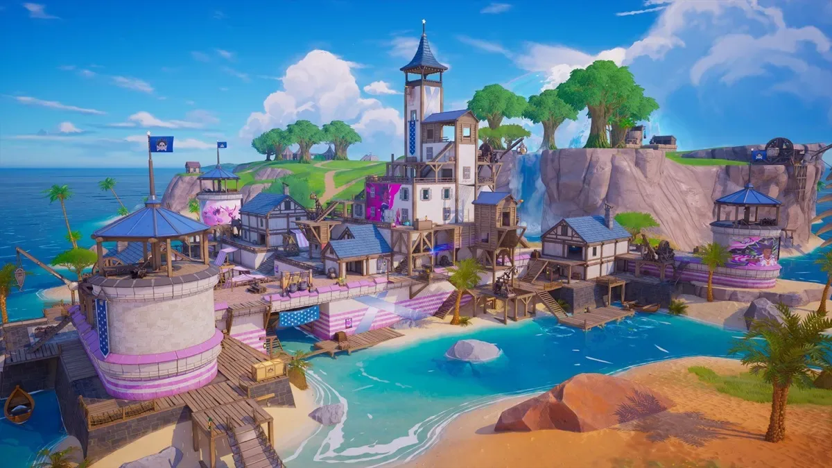 Lil Uzi Fort in Fortnite Treasure Hunters