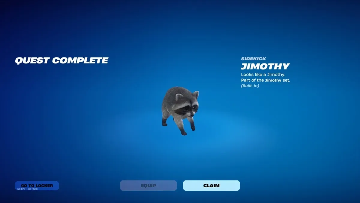 Fortnite Jimothy Sidekick