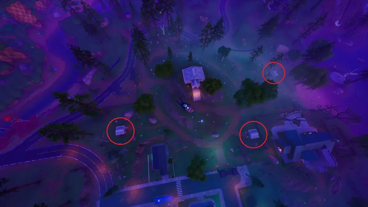 mausoleum location in Fortnite graveyard