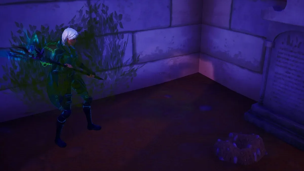buried chest in fortnite