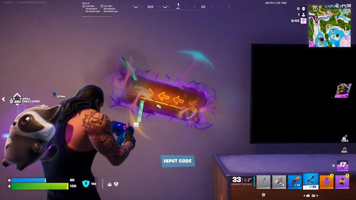 Trick or Treat Cheat Codes in Fortnite